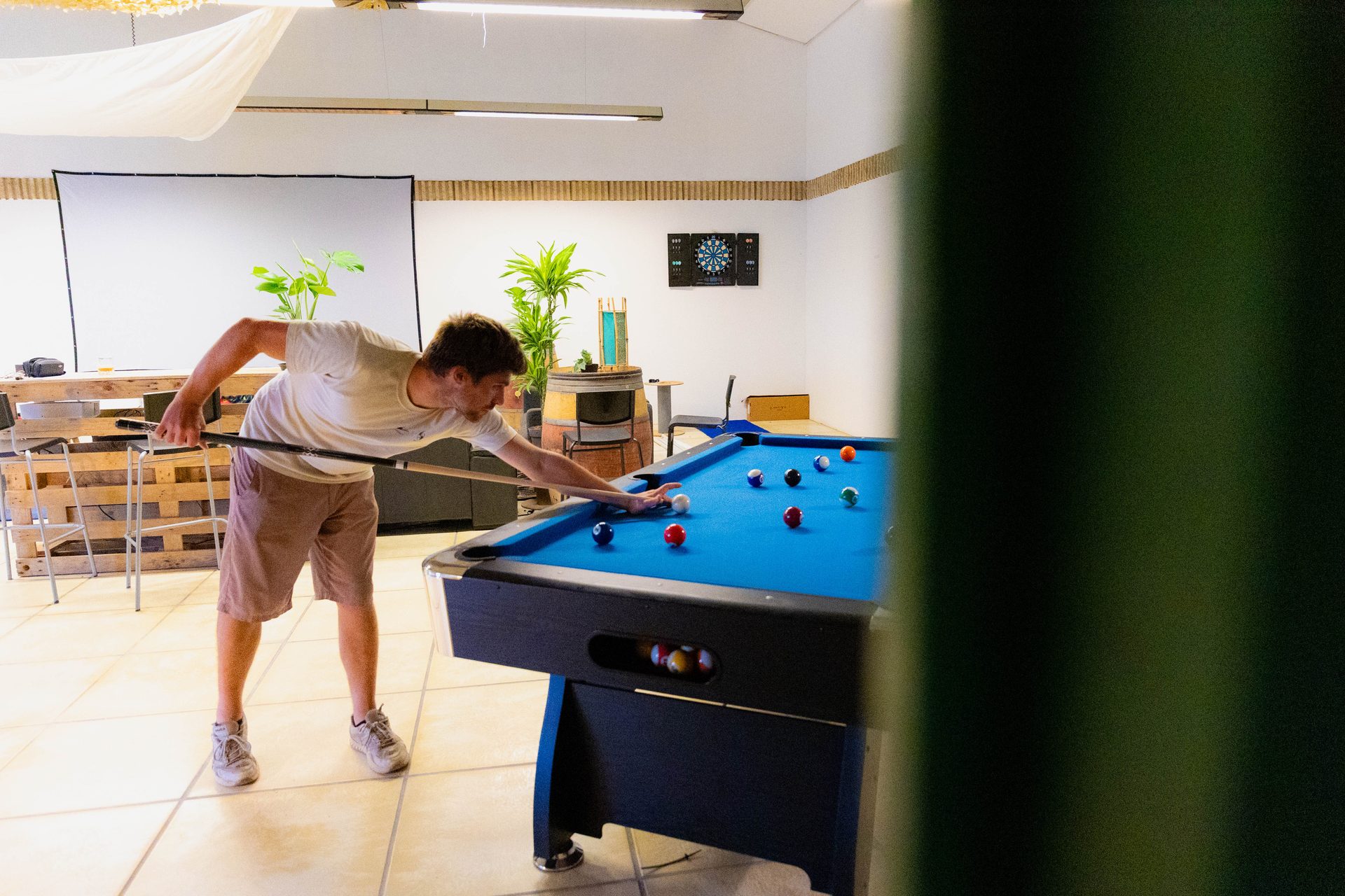 Billard au club-house du Punto